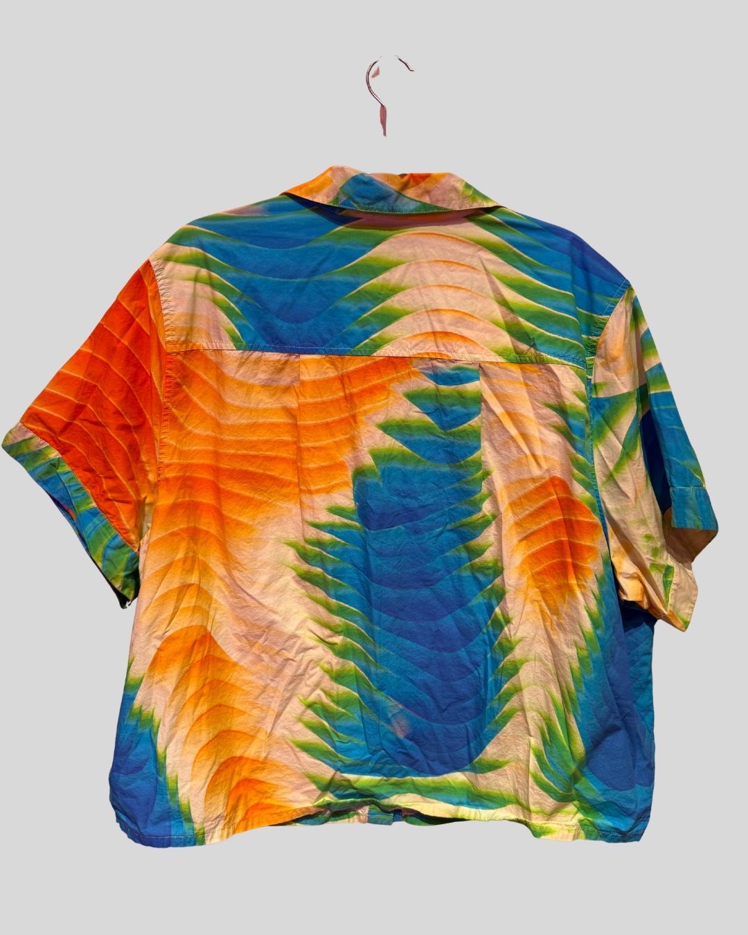 mscrissy the drop orange tropical top (2X)