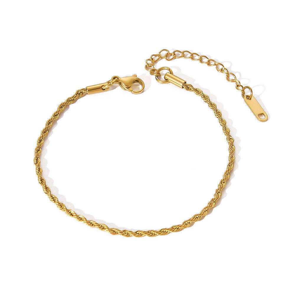 Multi Style 18K Golden SS bracelet Chain DIY Accessories-FGS: J