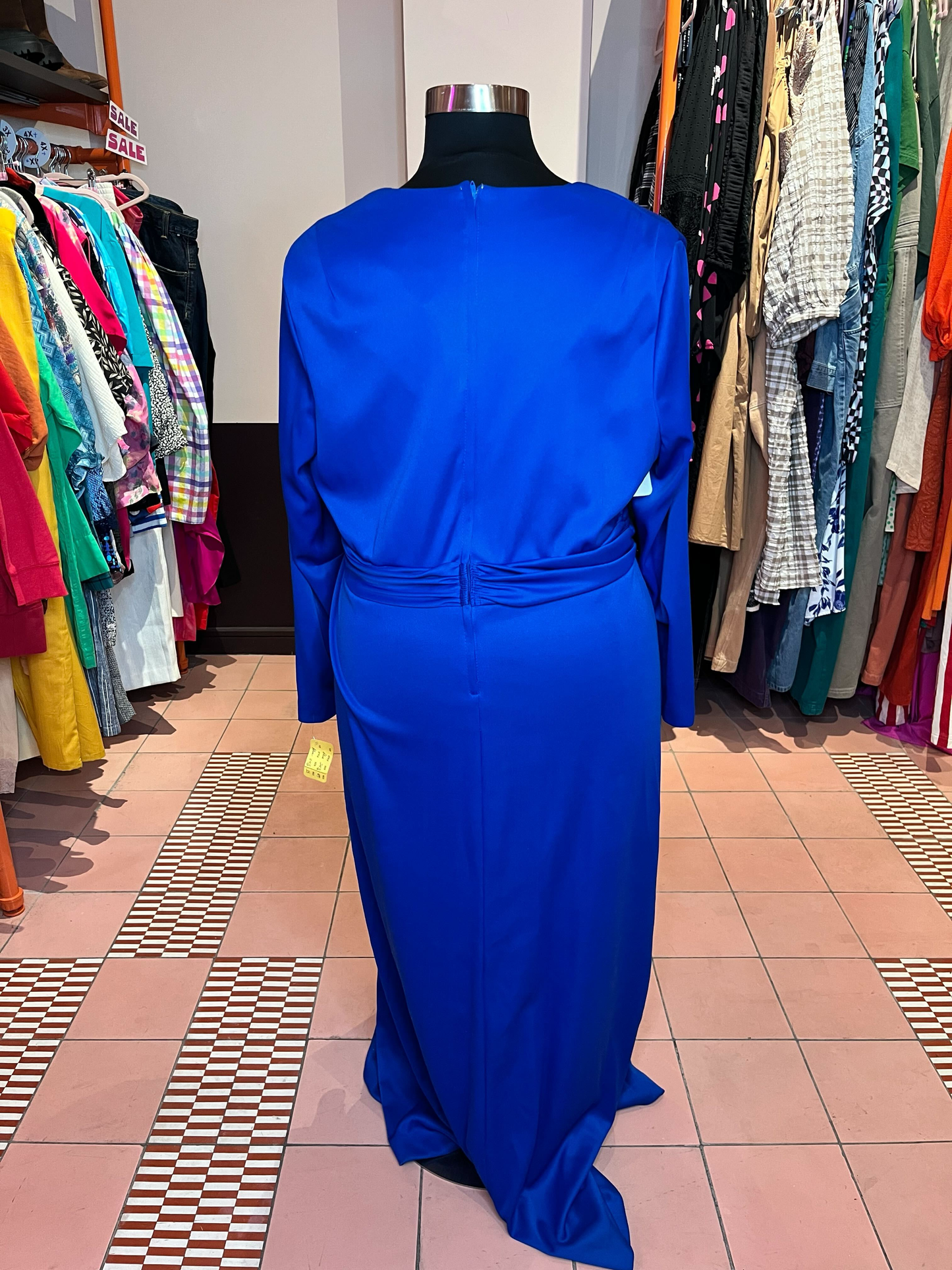 Deadstock 60s Royal Blue Dress (1X/2X)