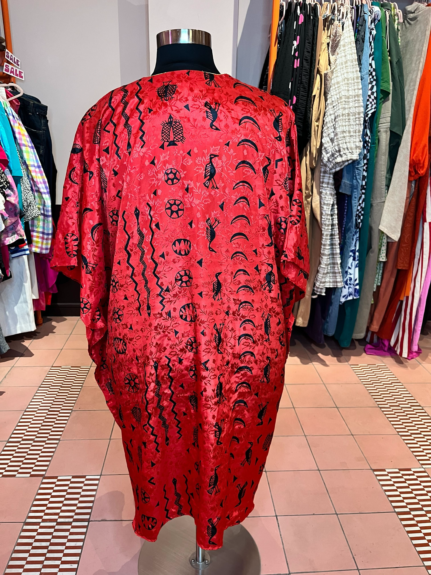 90s Tribal Caftan (Free Size)