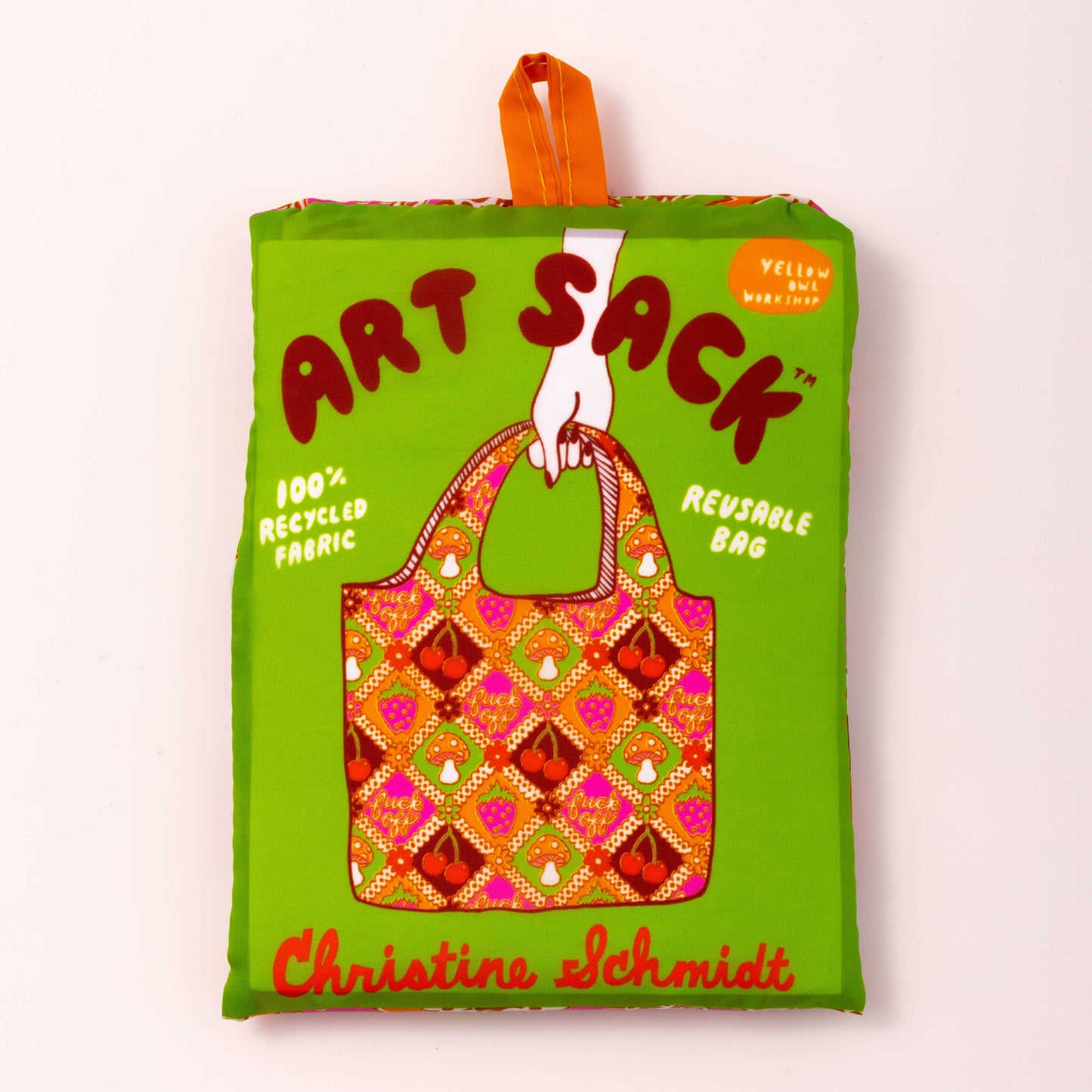 Yellow Owl Workshop - F* Off Retro Art Sack® - Eco-Friendly Reusable Tote Bag