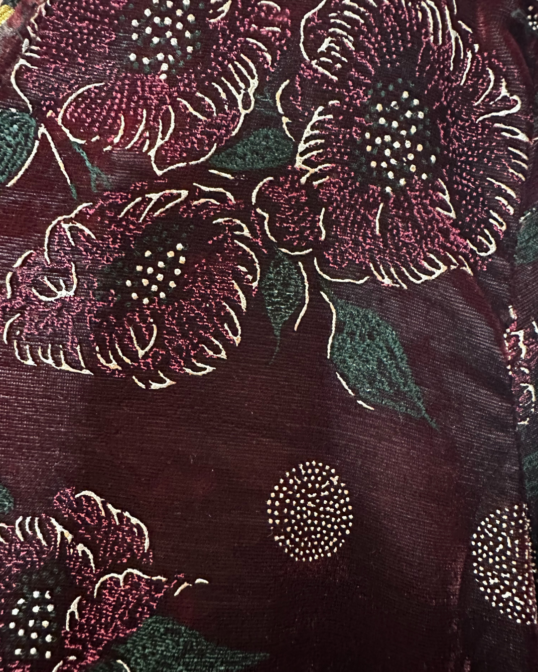 Vintage Unbranded Handmade Velvet Dress (2X)