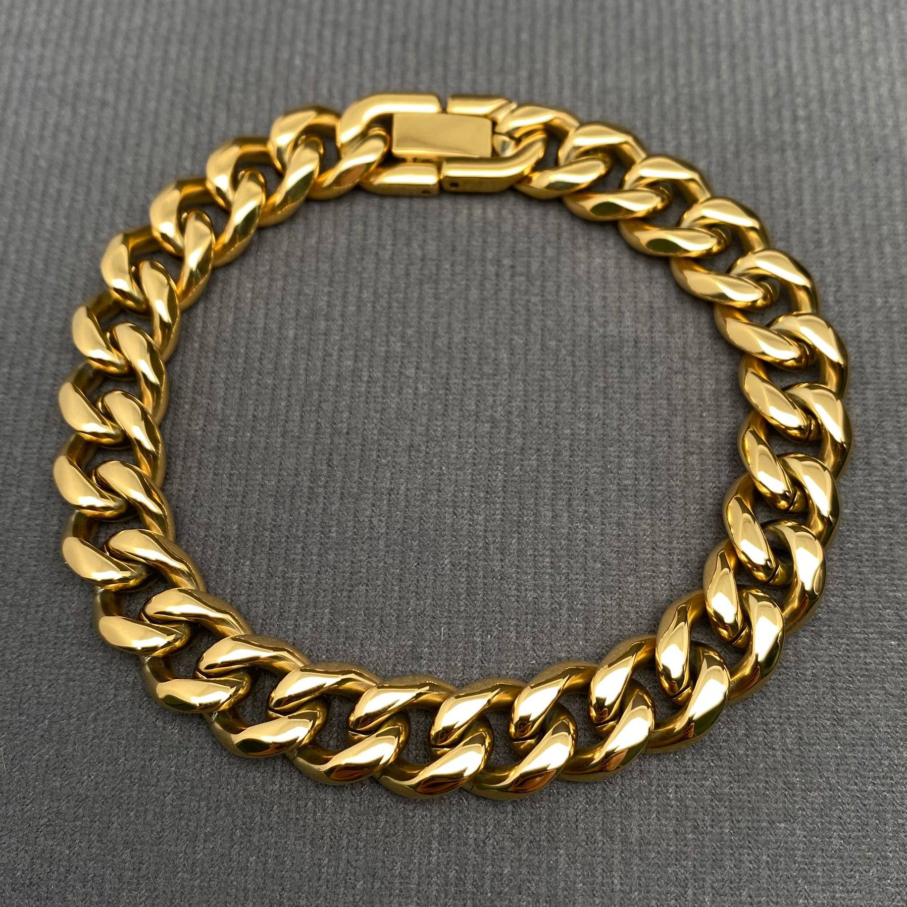 Men's Stainless Steel Bracelet MIO70840 - MJ/BC: Golden / 210mm/8.27in