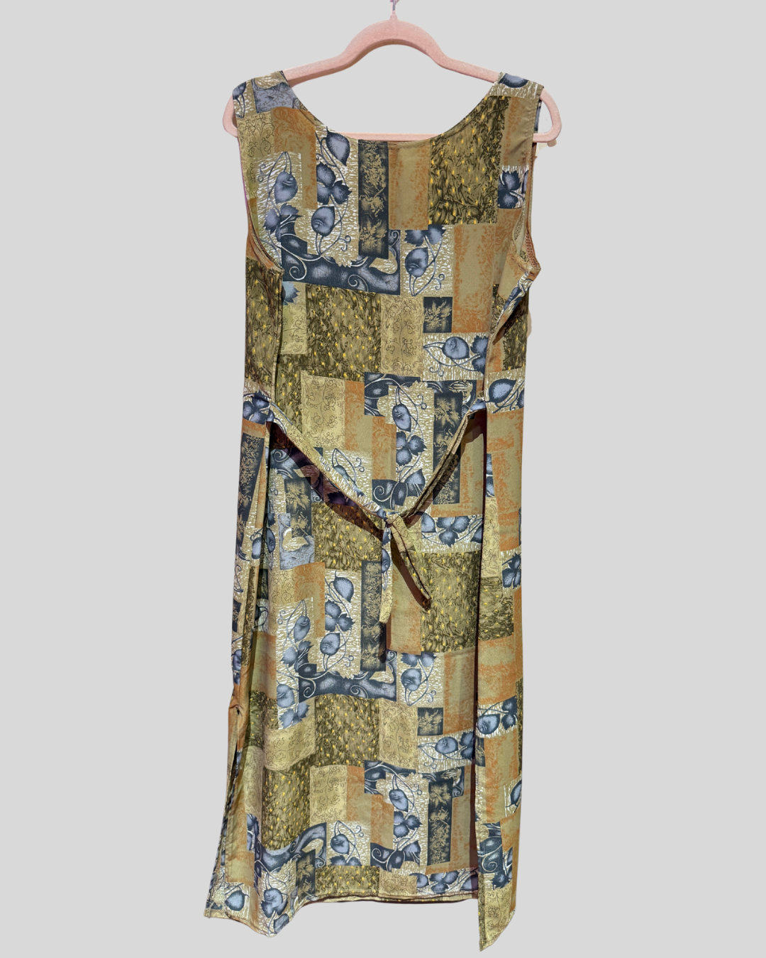Vintage Forever Young Patchwork Printed Dress (1X)