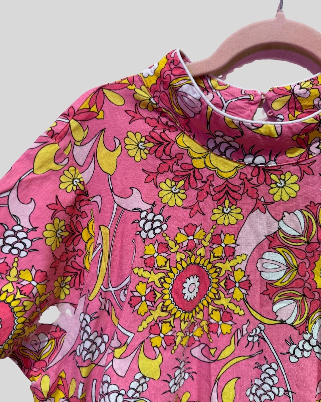 Rixo x Target pink yellow floral dress (20/22)
