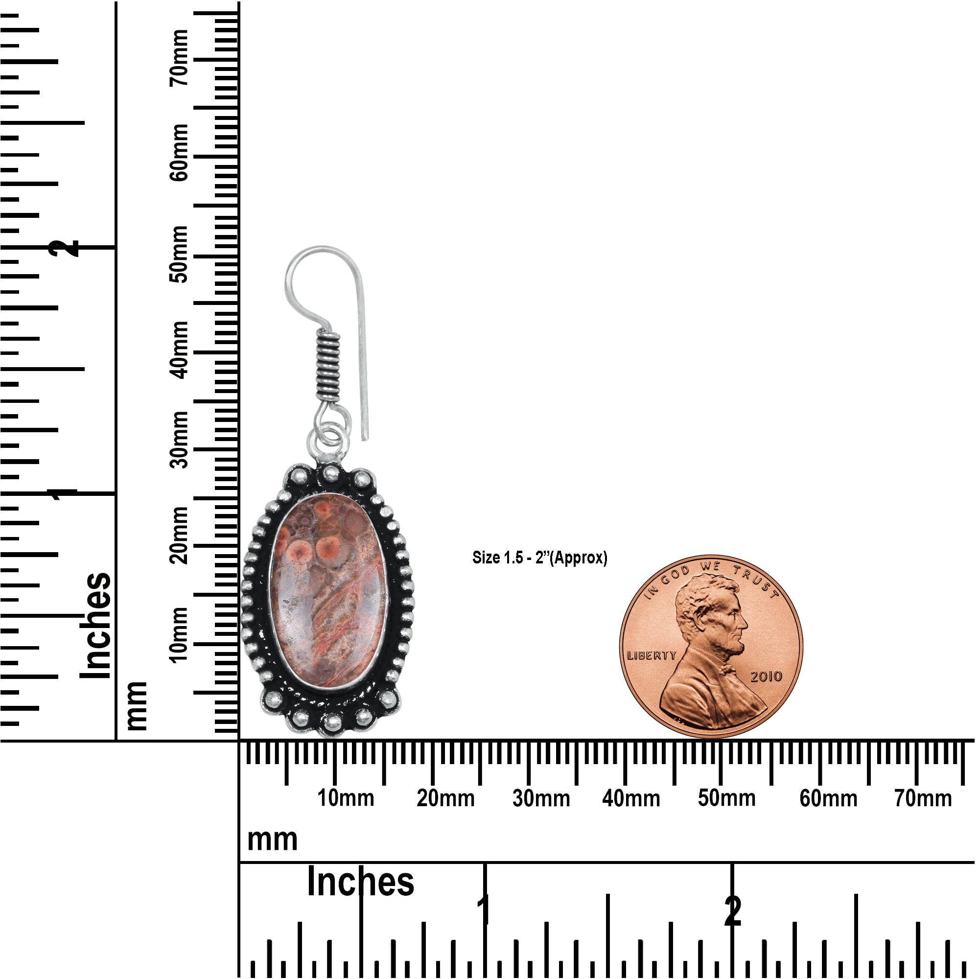 Boho Designer Earrings – Silver-Plated, Handmade, Assorted Gemstones | Wholesale: Pack of 20