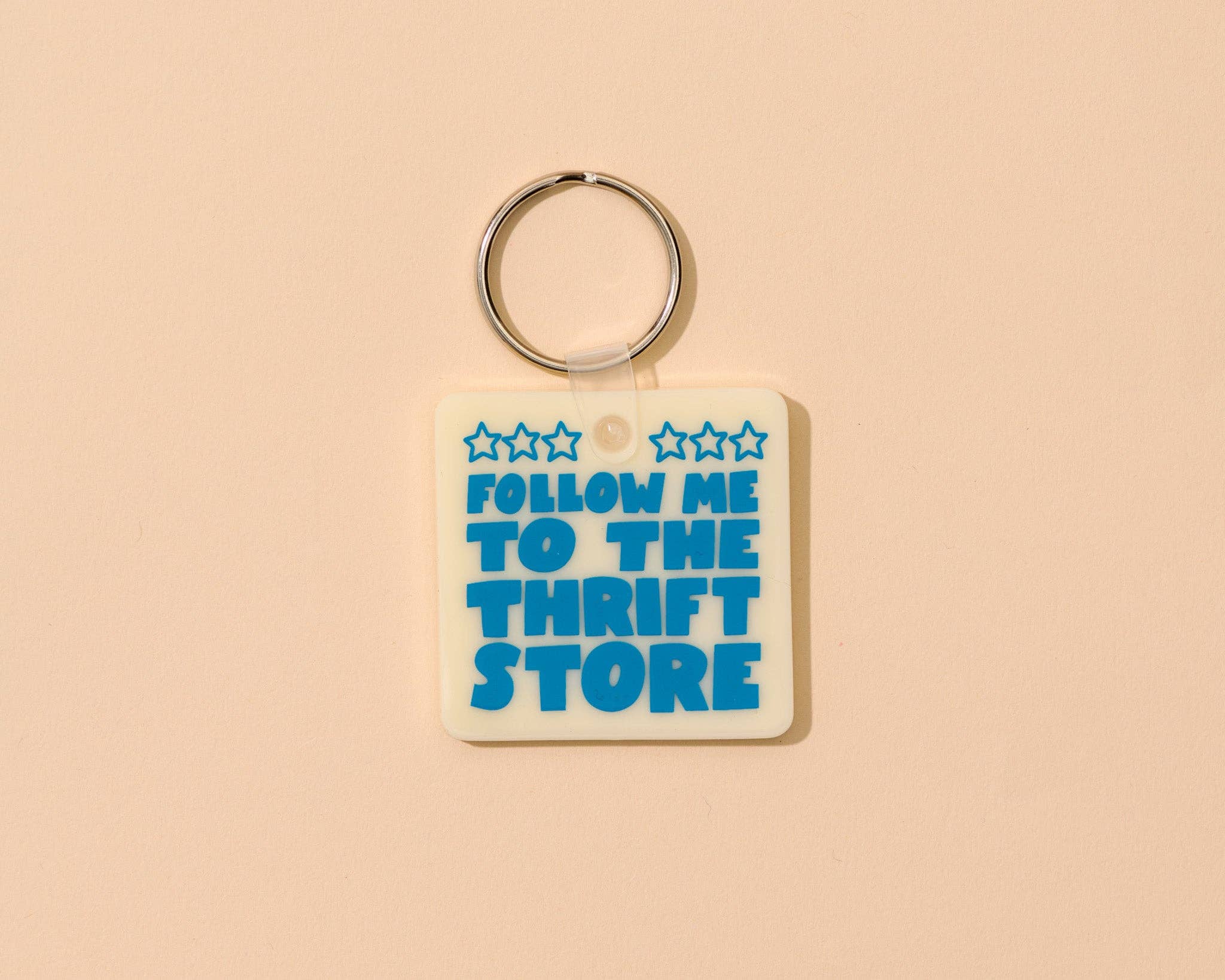 PVC Keychain by Your Gal Kiwi—Follow Me to the Thrift Store