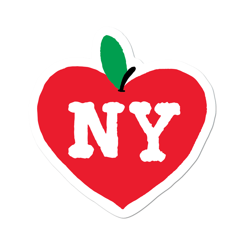 Big Apple Heart Sticker