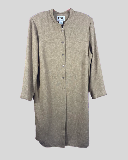 Vintage KSL Stevens Shirt Dress (18)