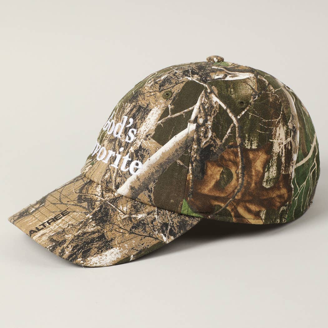God's Favorite Camouflage Baseball Cap