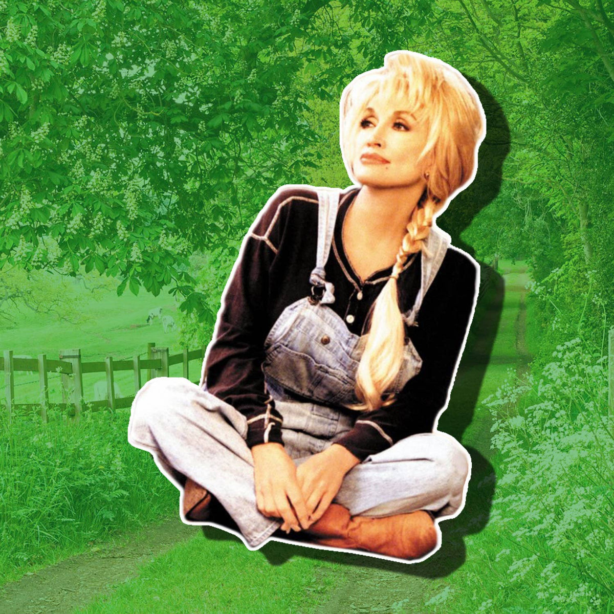 90's Dolly Die Cut Sticker