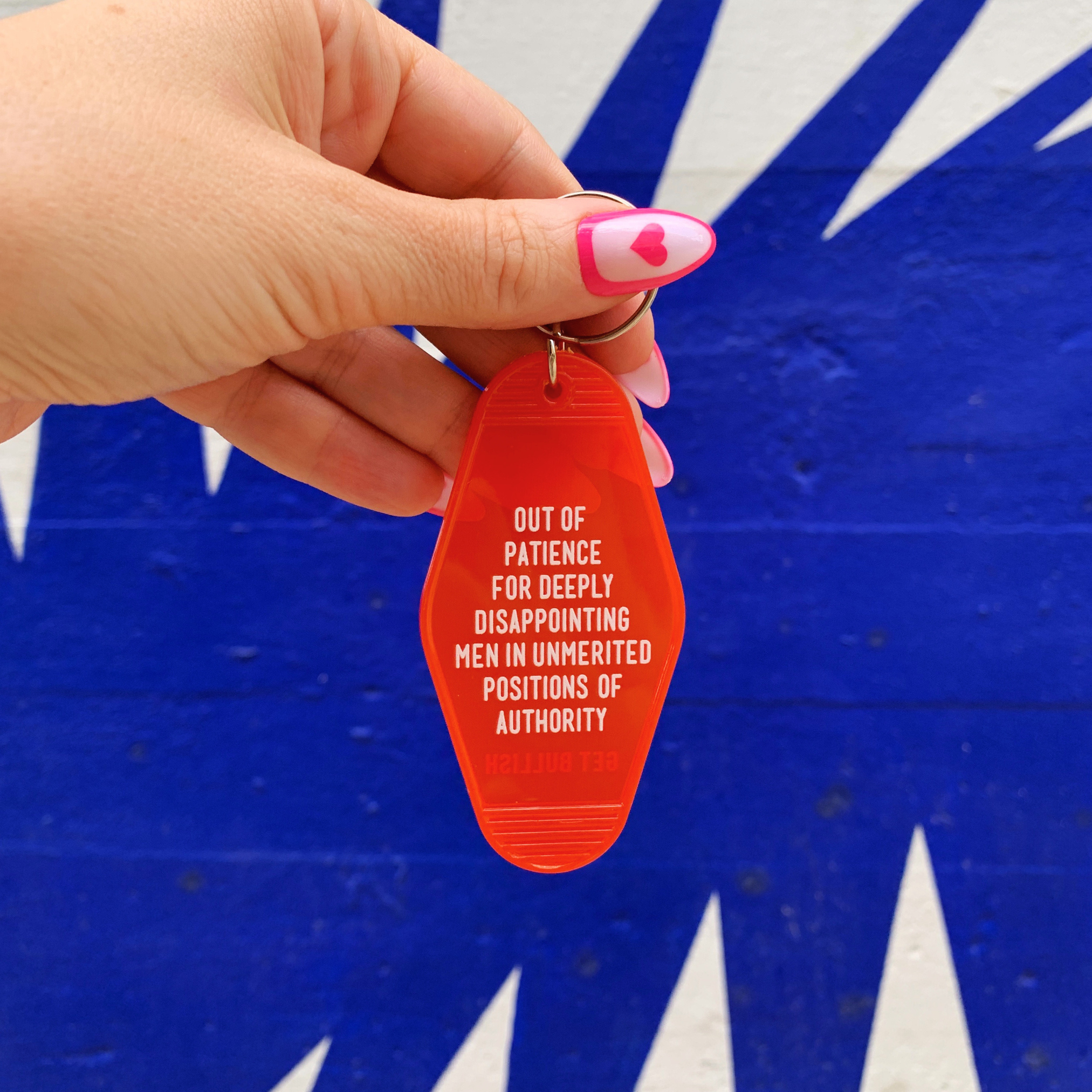 Out of Patience for Deeply Disappointing Men Motel Style Key
