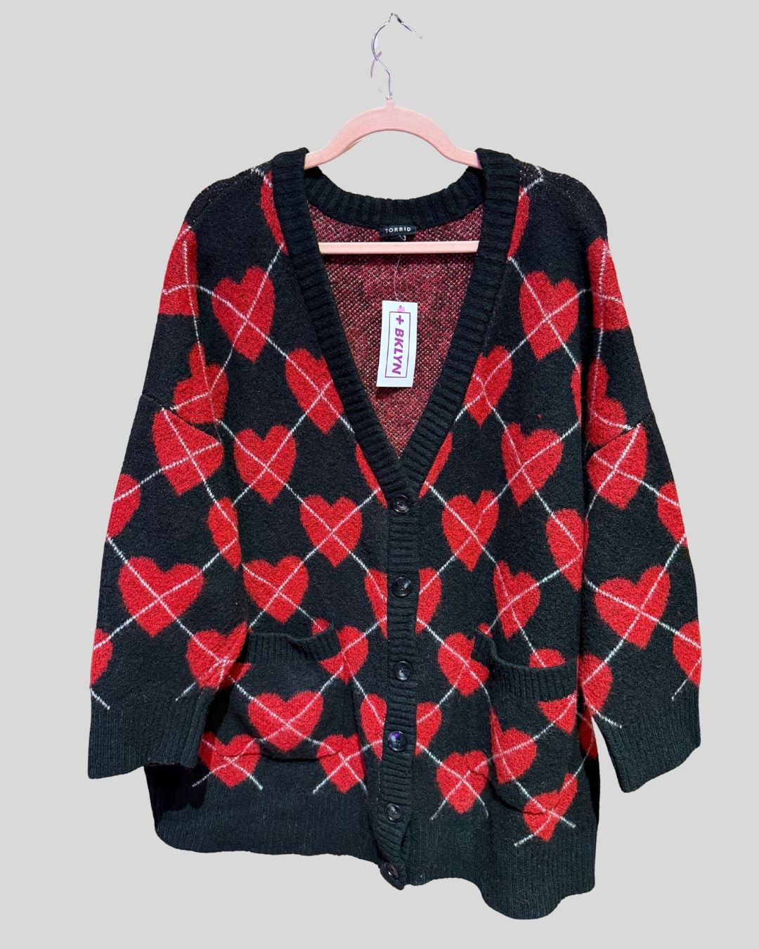 Torrid Black Heart Sweater (4)