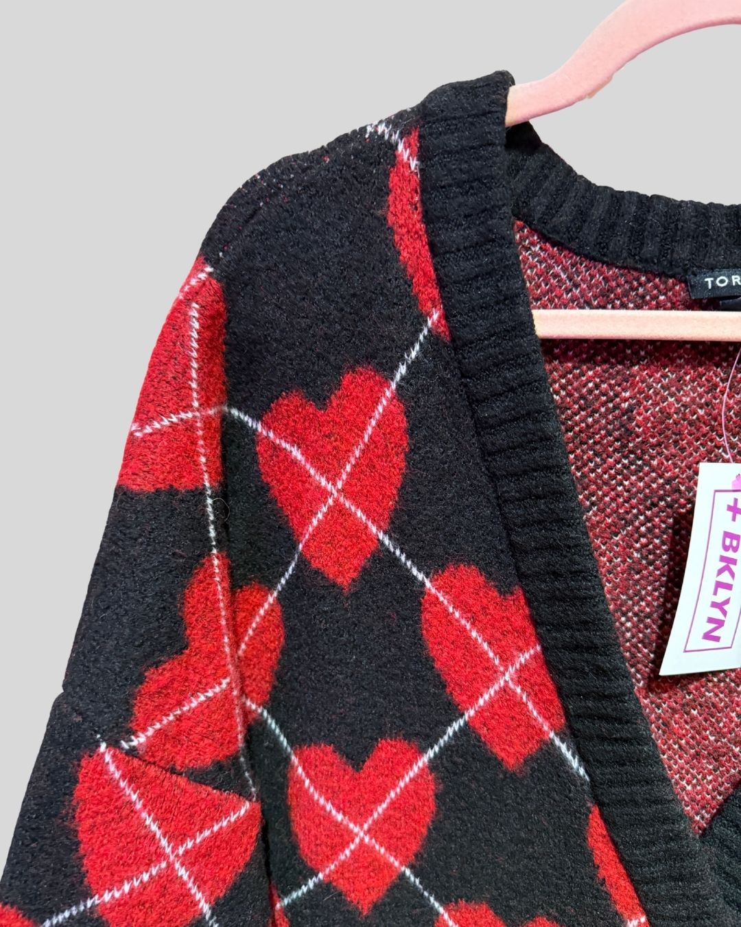 Torrid Black Heart Sweater (4)