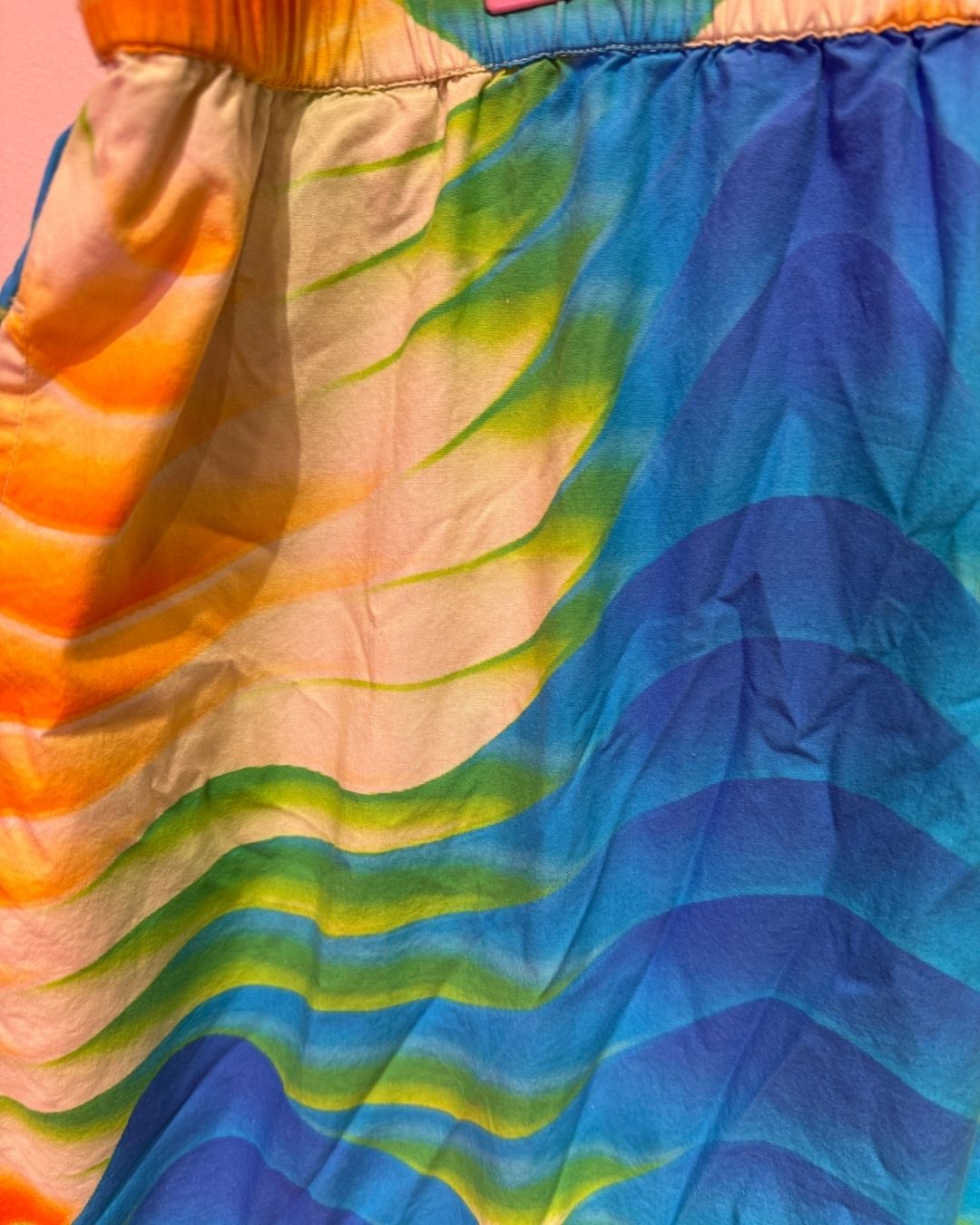 Mscrissy the drop orange and blue shorts (2X)