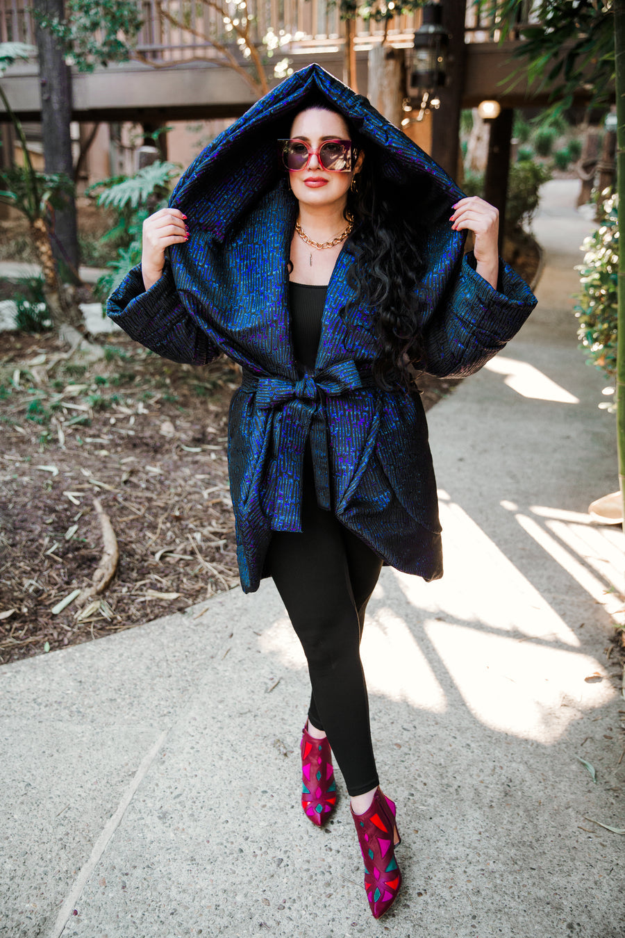 Cocoon Coat in Labyrinth