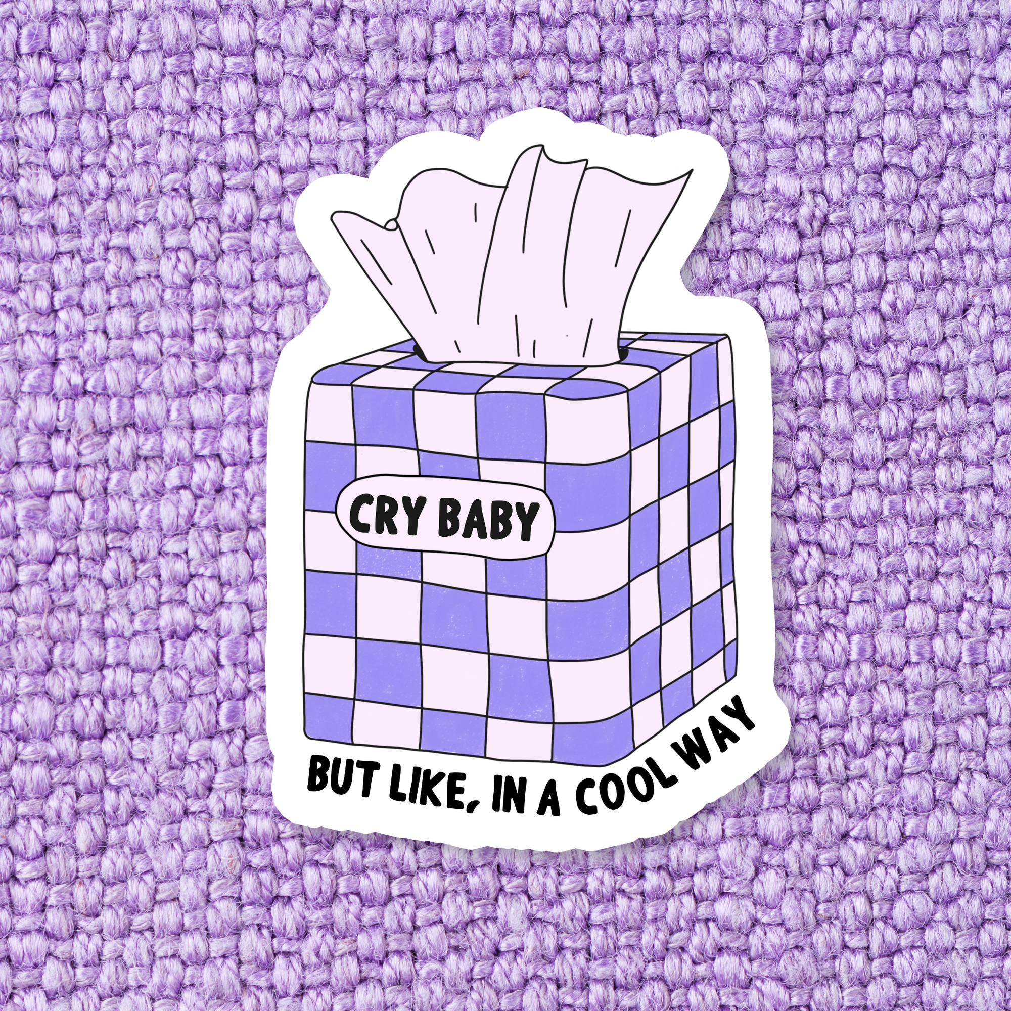 Cry Baby Sticker