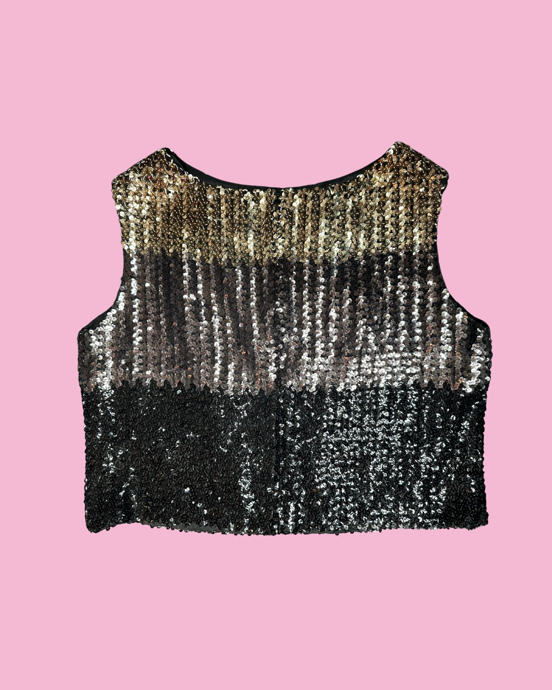 60s Vintage Lane Bryant Sequin Tank (XL)