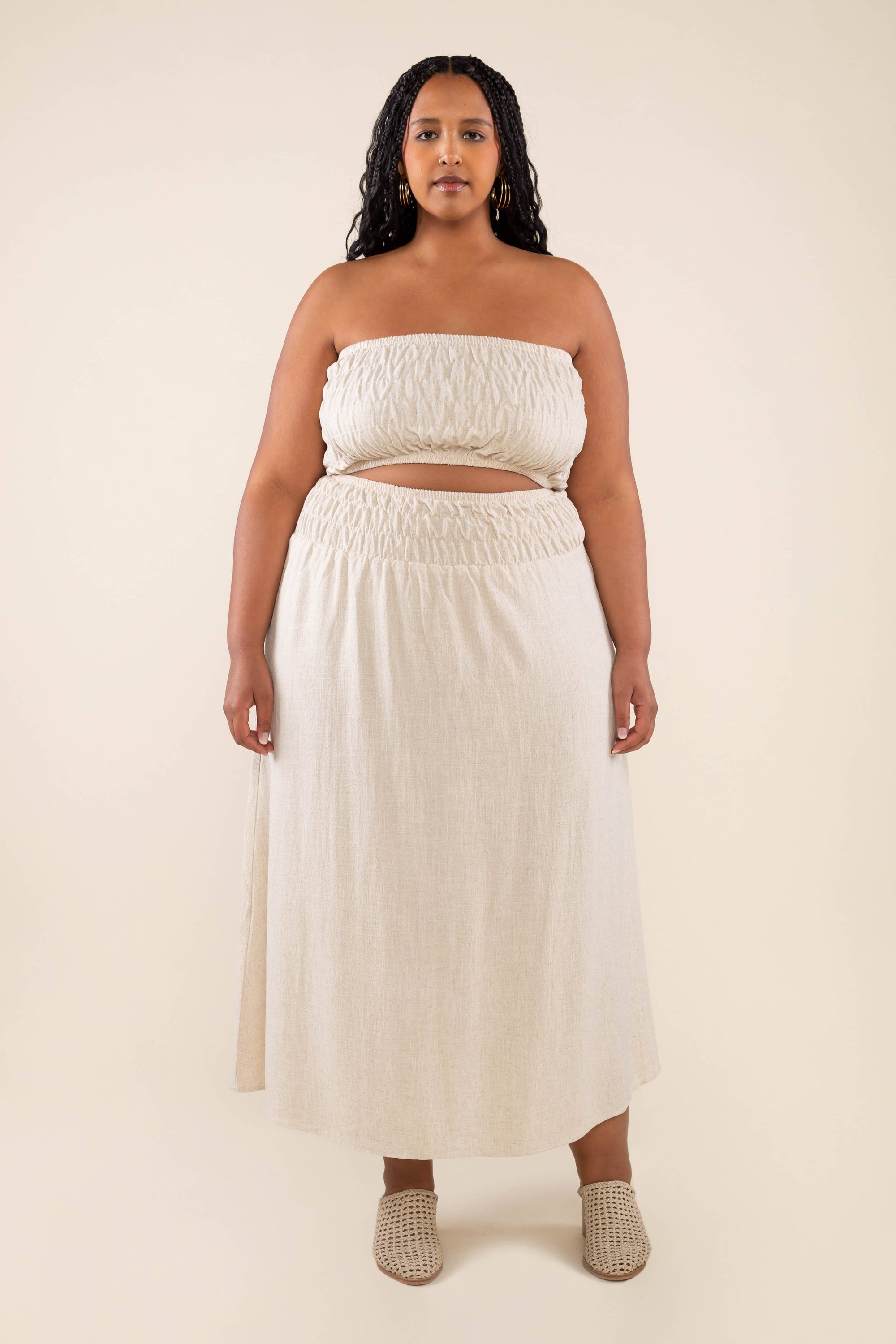 NLT Sophia Linen Skirt 3XL