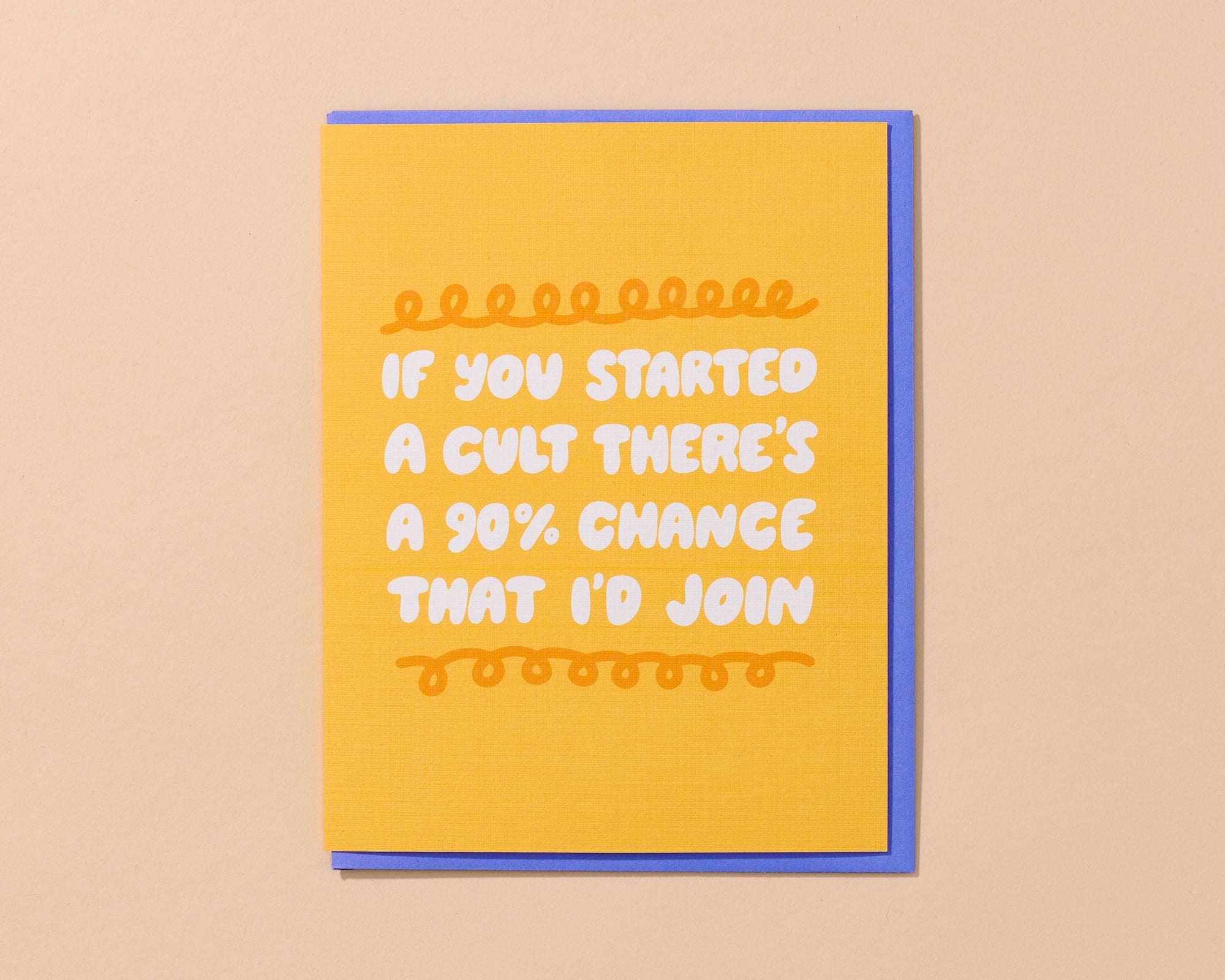 If You Started a Cult Friendship Halloween True Crime Card