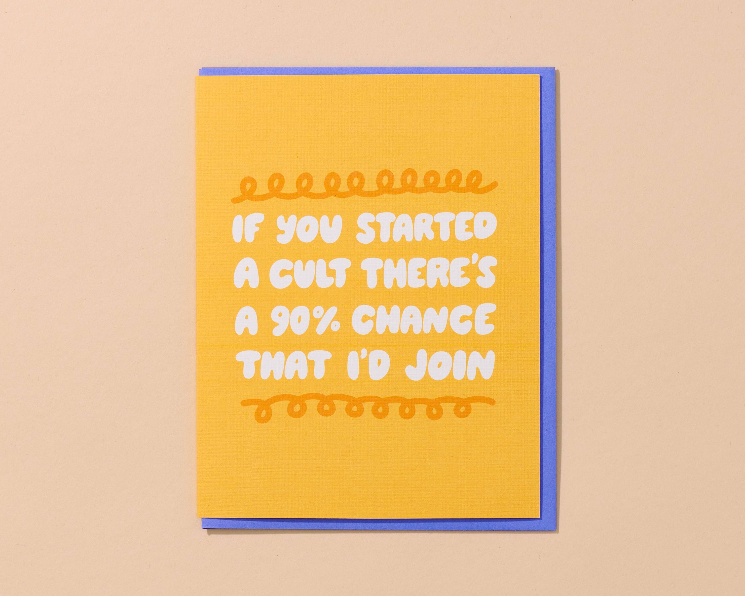 If You Started a Cult Friendship Halloween True Crime Card