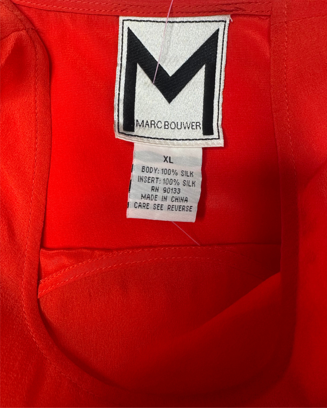 Vintage Marc Bauer Silk Tank (XL)