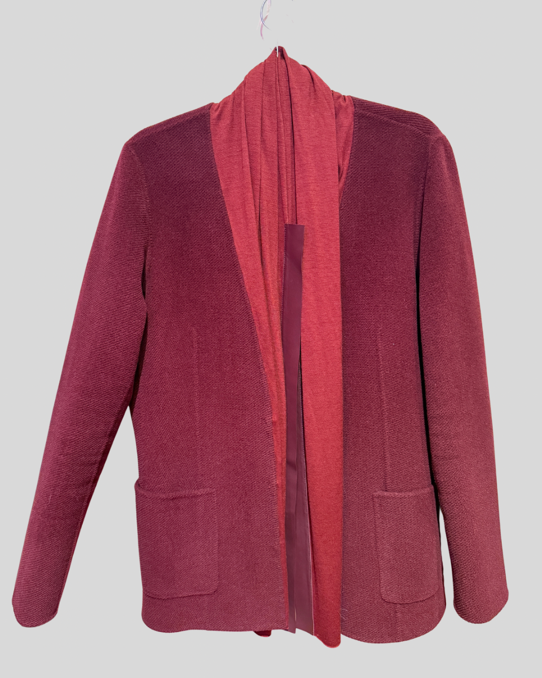 LAFAYETTE 148 red angora blend jacket (14)