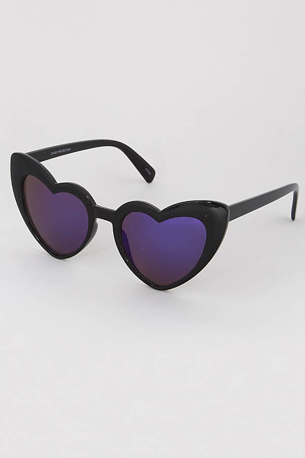 Shop Neighbors - Heart Fashion Sunglasses: MIX COLOR