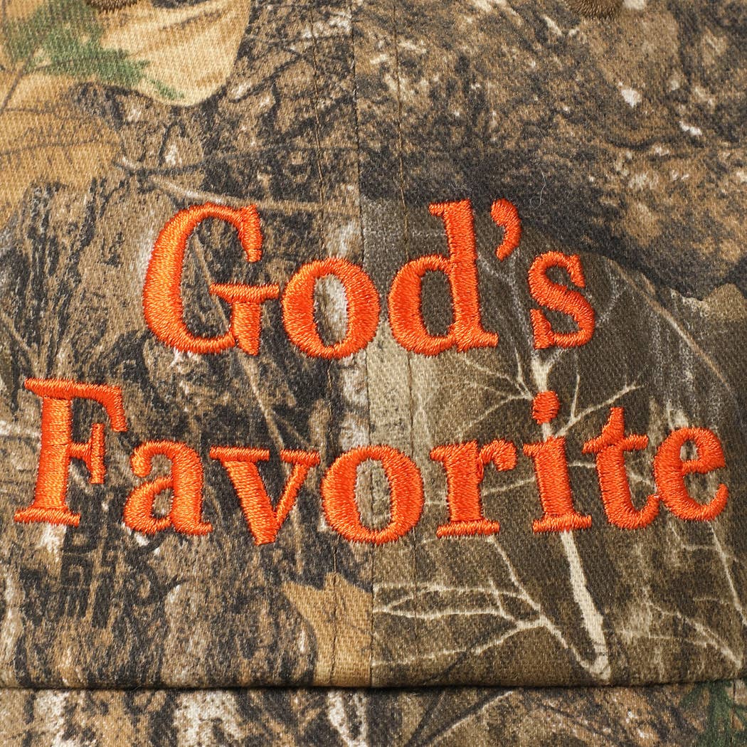 God's Favorite Camouflage Baseball Cap