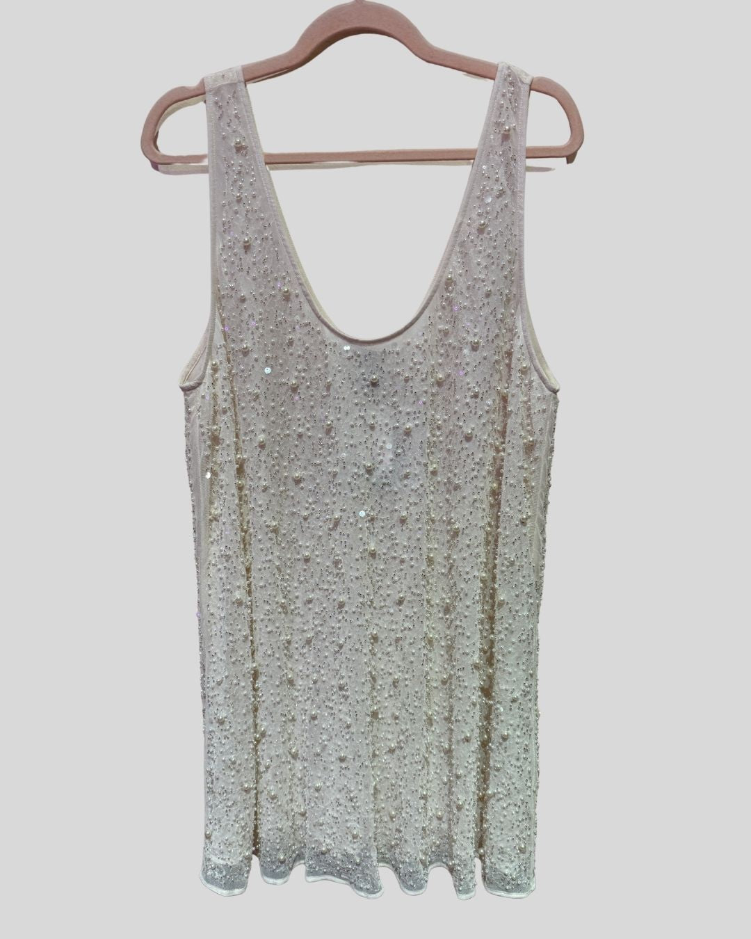 H&M NWT pearl beaded dress (XL)