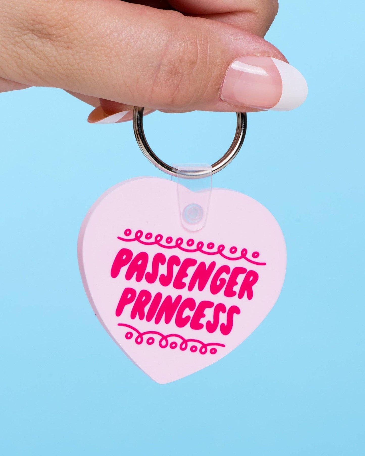 And Here We Are - Passenger Princess PVC Keychain - stocking stuffer