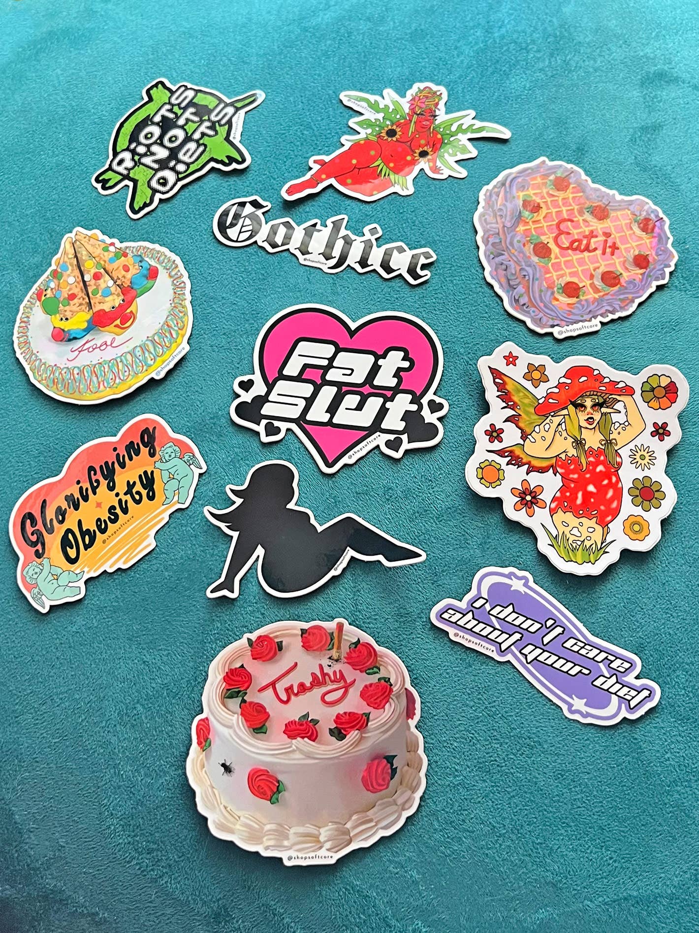 Glorifying Obesity Sticker