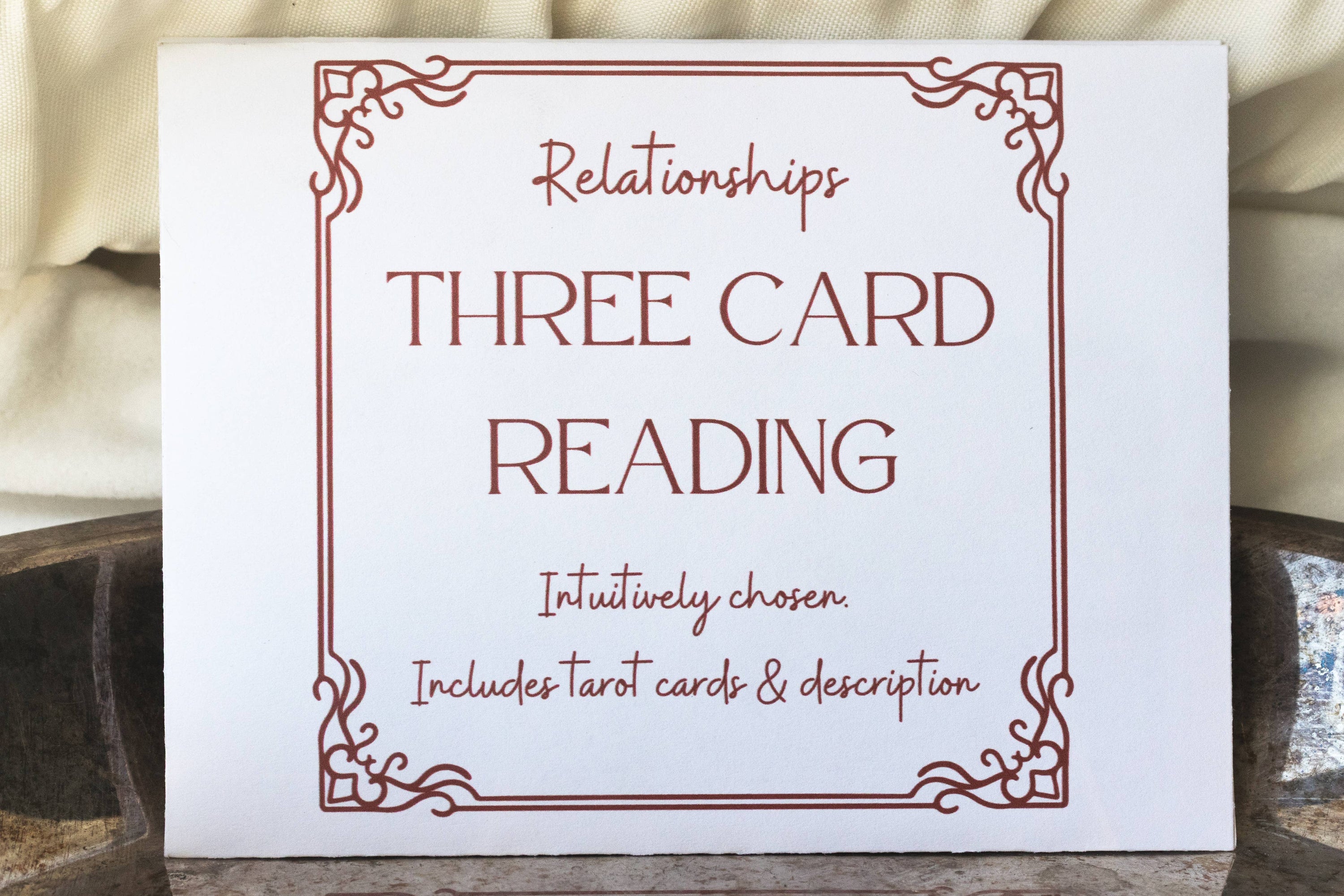 Three Card Tarot Reading: Relationships