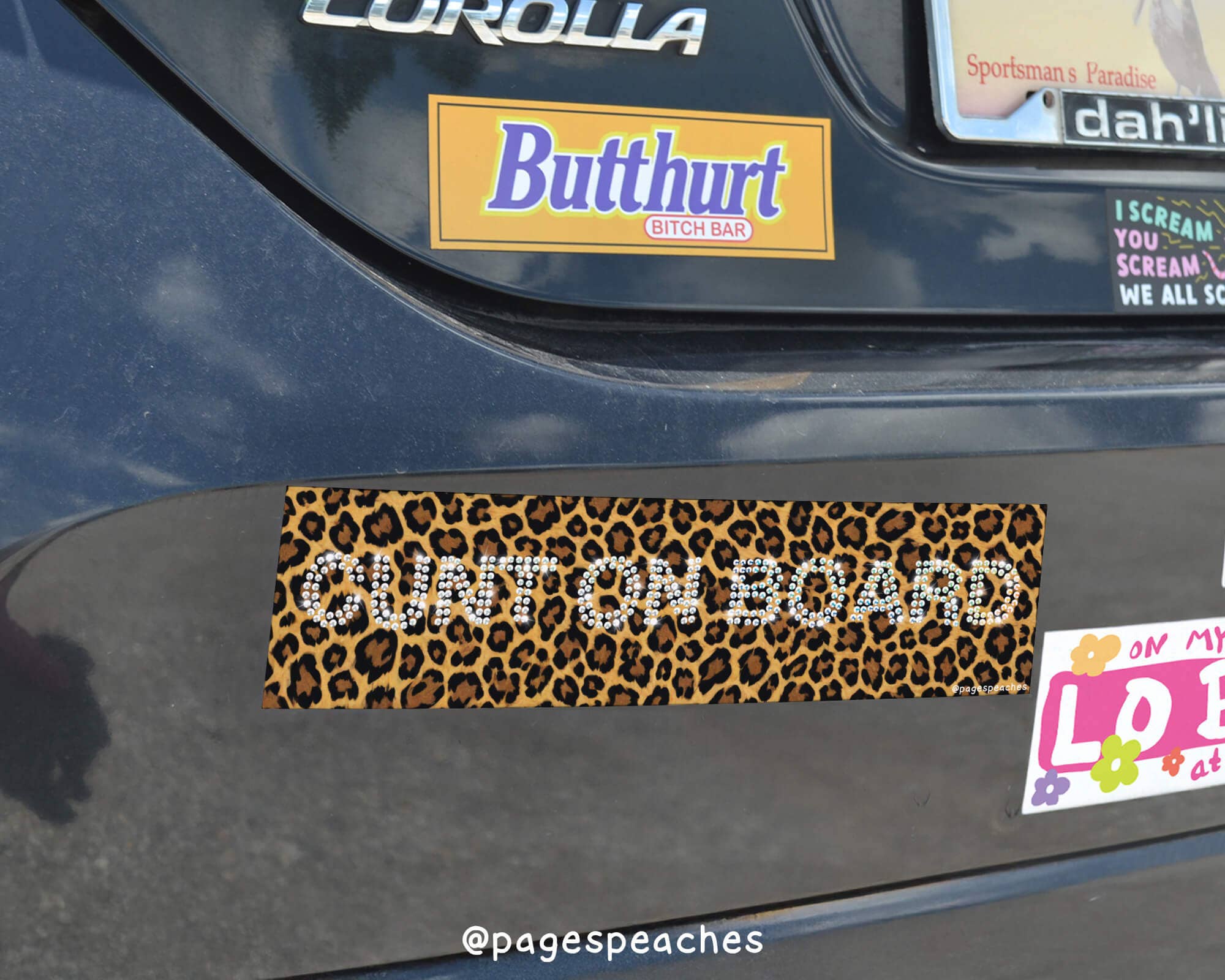 Cunt On Board Bumper Sticker: Sticker