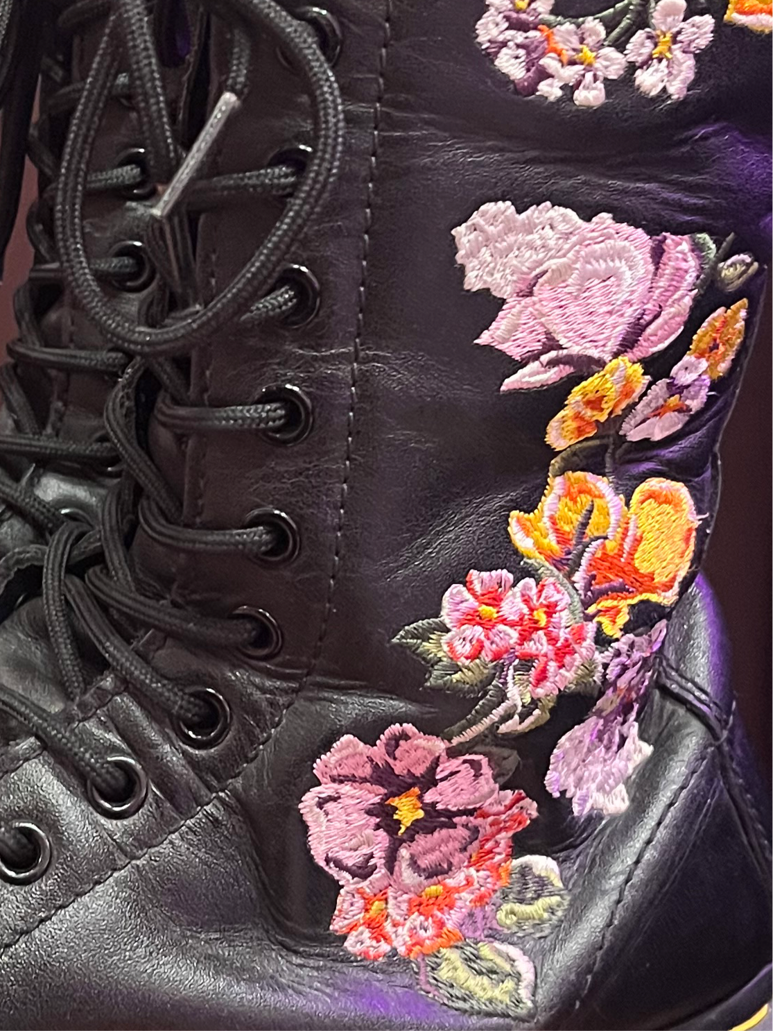 Dr Martens 1914 VONDA Floral Leather Boots (10)