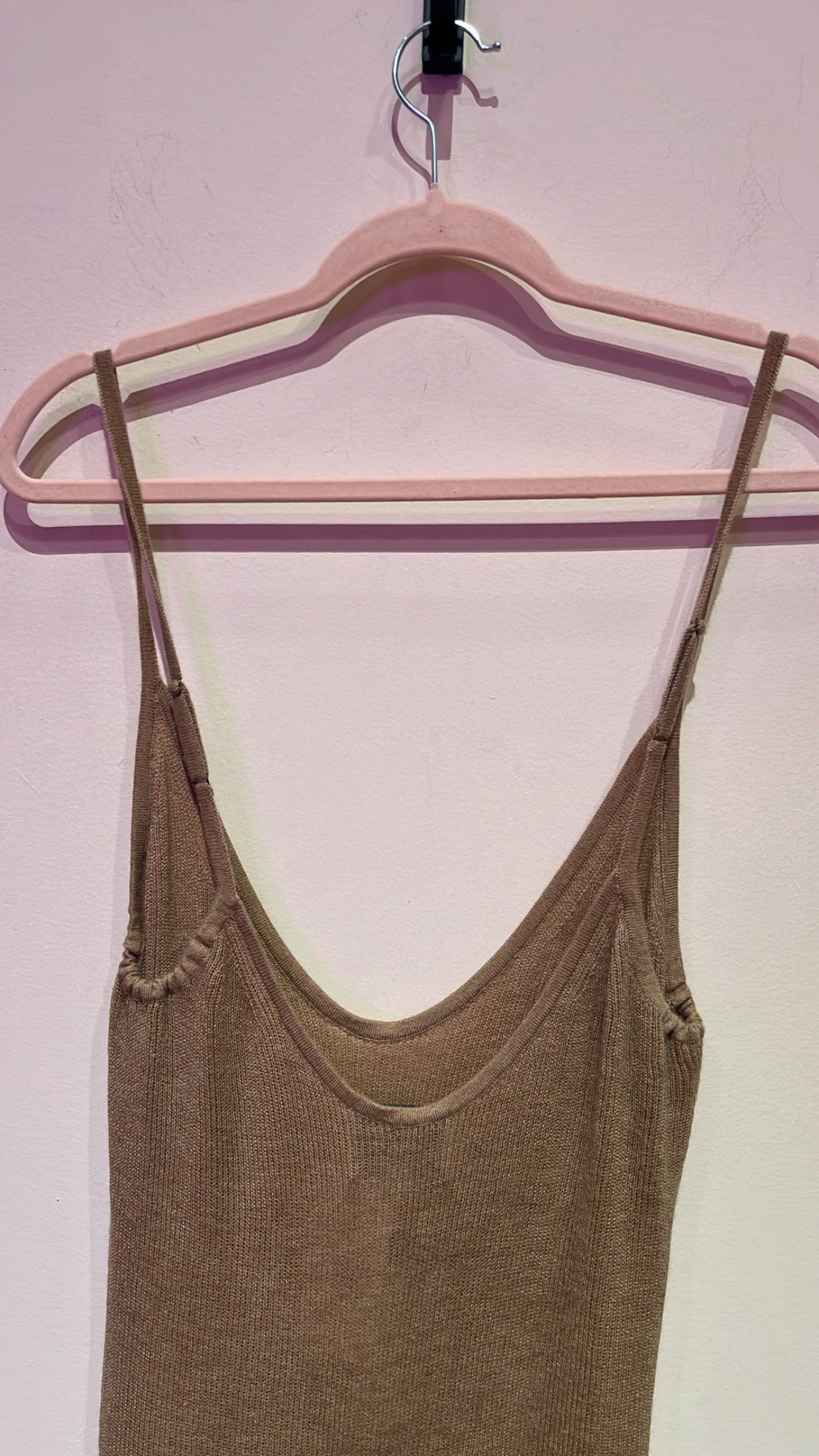 RESALE JCREW NWT tan cashmere dress