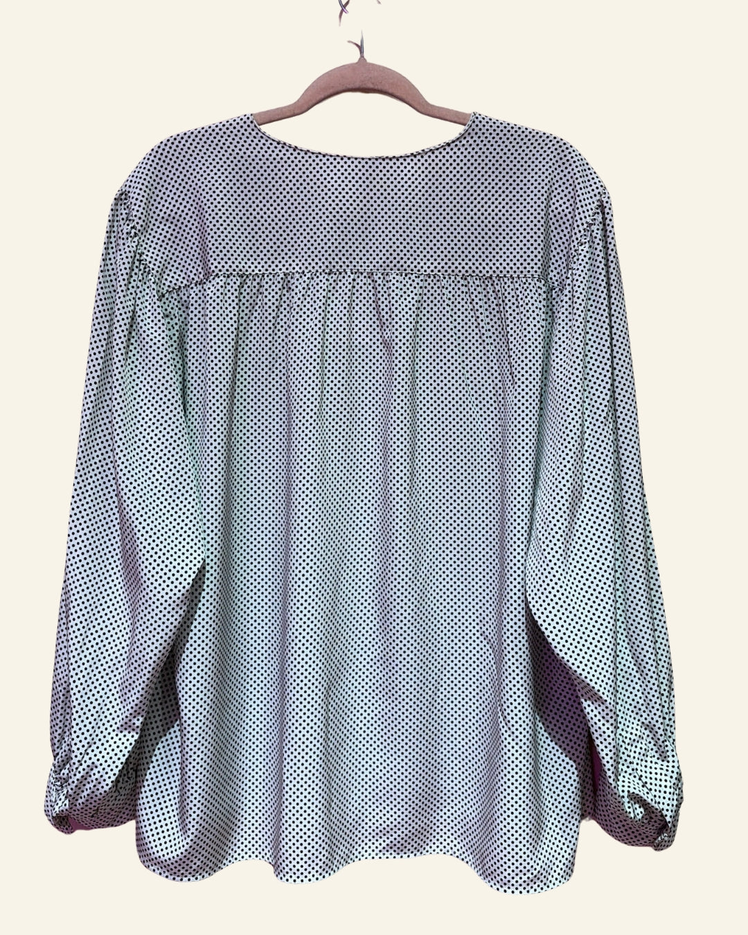 Vintage Evan Picone Polka Dot Button Up (20)