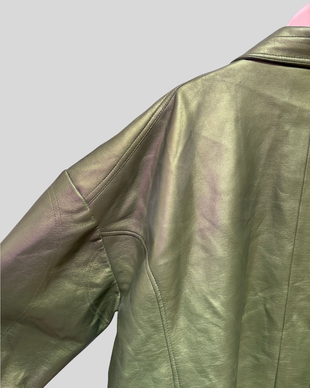 VINTAGE CHAMPAGNE ITALY gold jacket (1x)