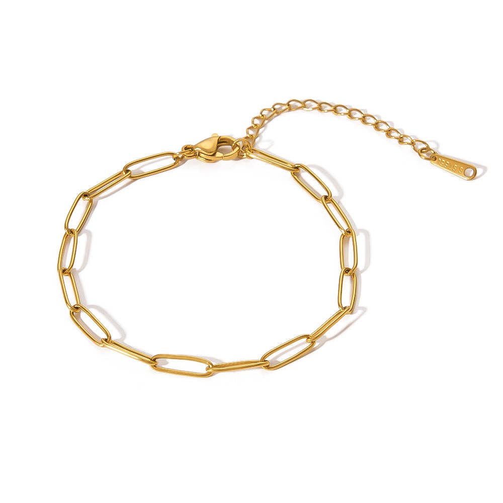 Multi Style 18K Golden SS bracelet Chain DIY Accessories-FGS: C