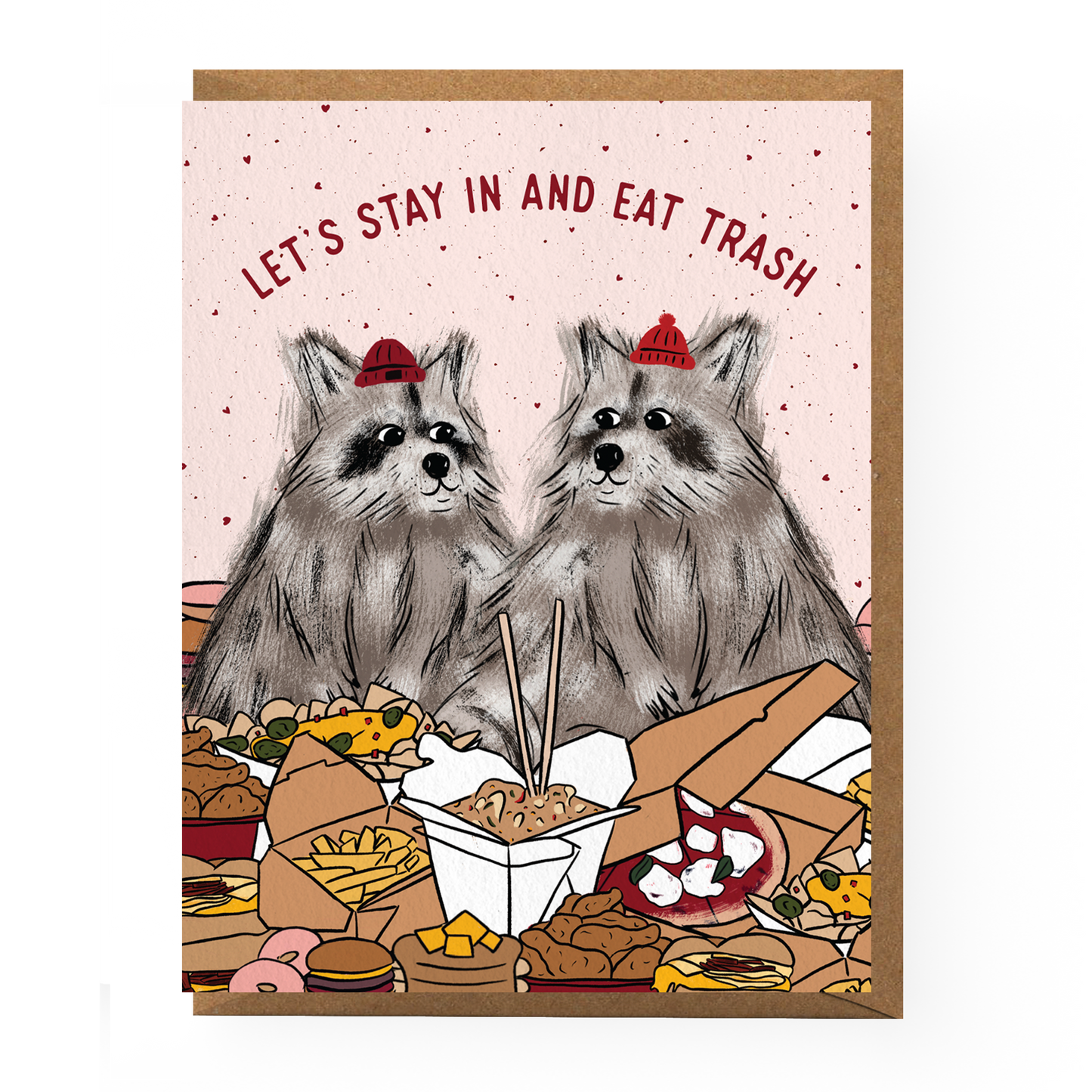 Boss Dotty Paper Co - Raccoon Love Card