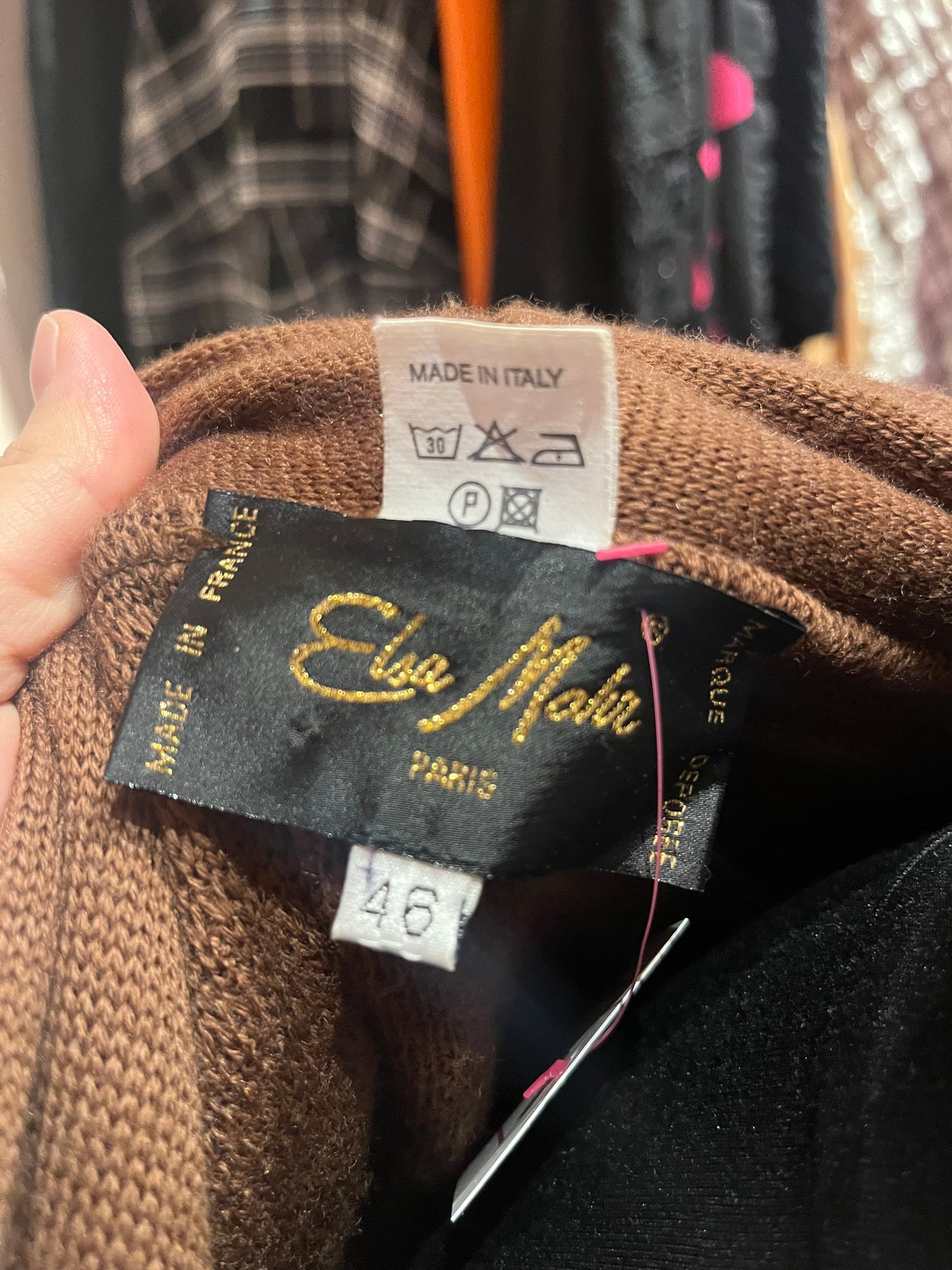 Elsa Mahr Paris Merino Wool Cardigan (2x)