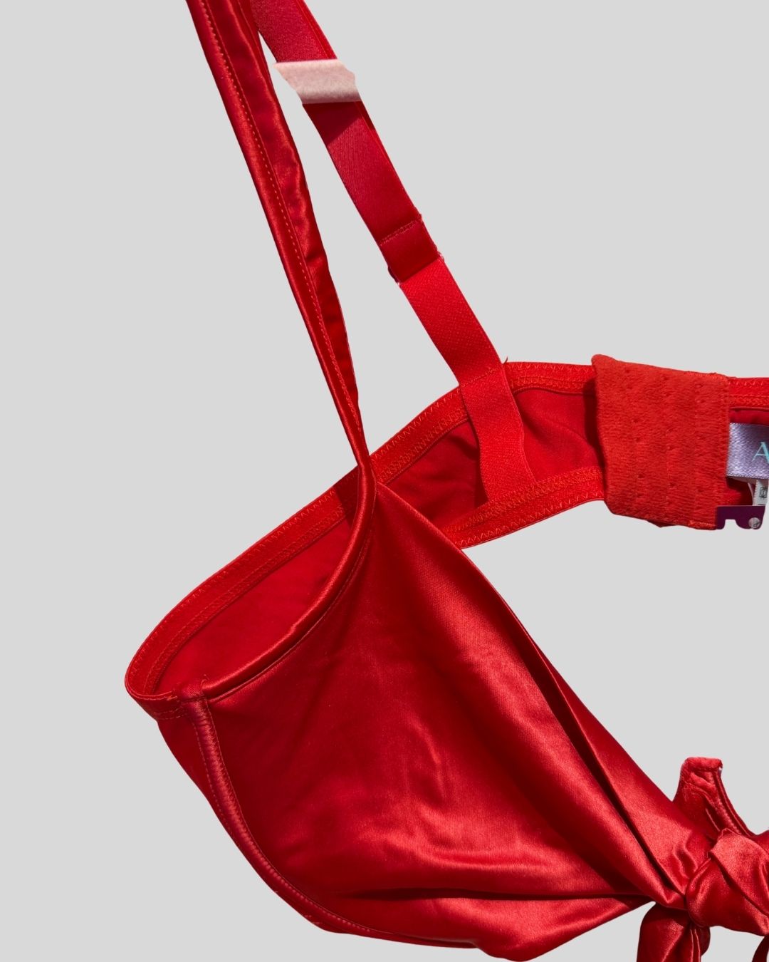 Adore Me New with Tag Red Bow Bra Top (1X)