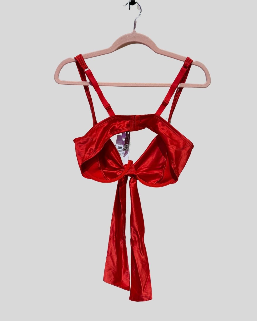 Adore Me New with Tag Red Bow Bra Top (1X)