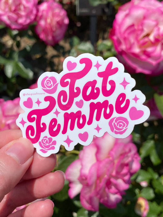 Softcore - Fat Femme Sticker