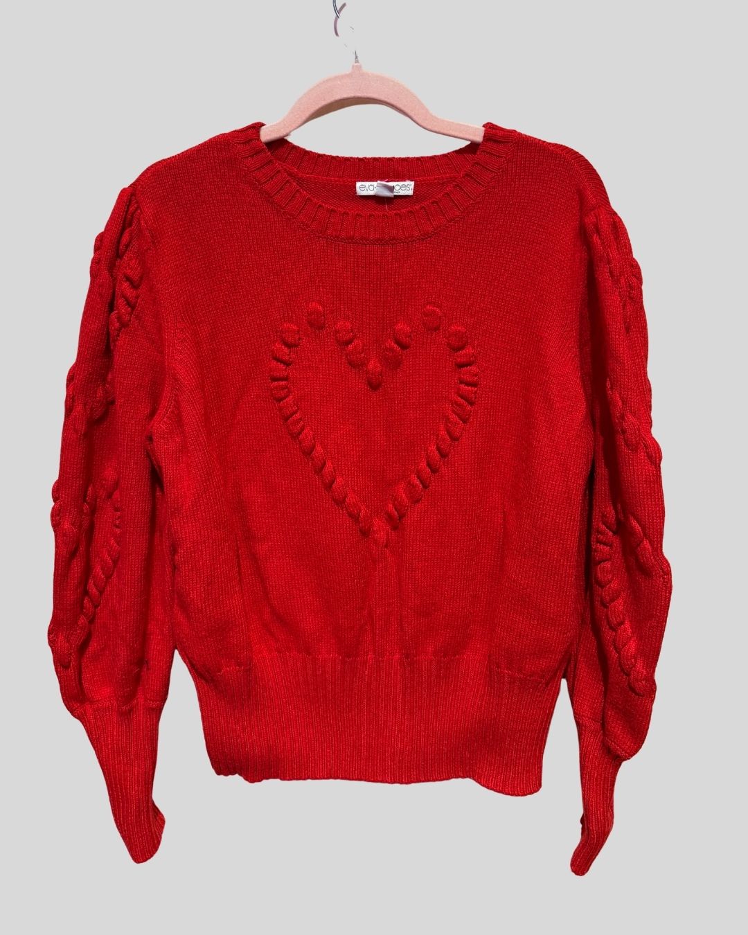 Eva Mendes Red Heart Sweater (XXL)