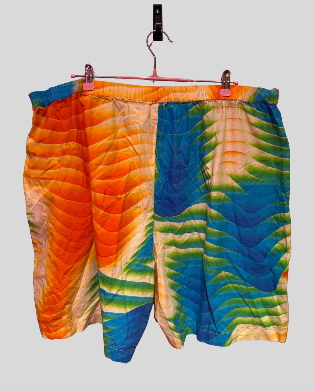 Mscrissy the drop orange and blue shorts (2X)