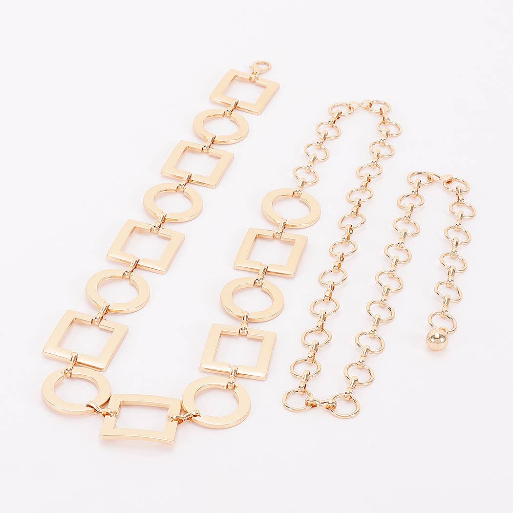 Metal Chain Plus Size Belt: GD