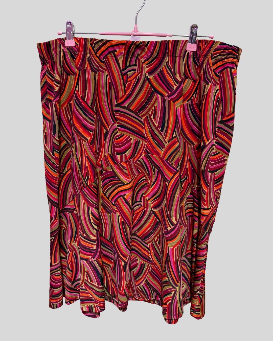Vintage CJ Banks Multicolor Rainbow Streak Shirt (1X)
