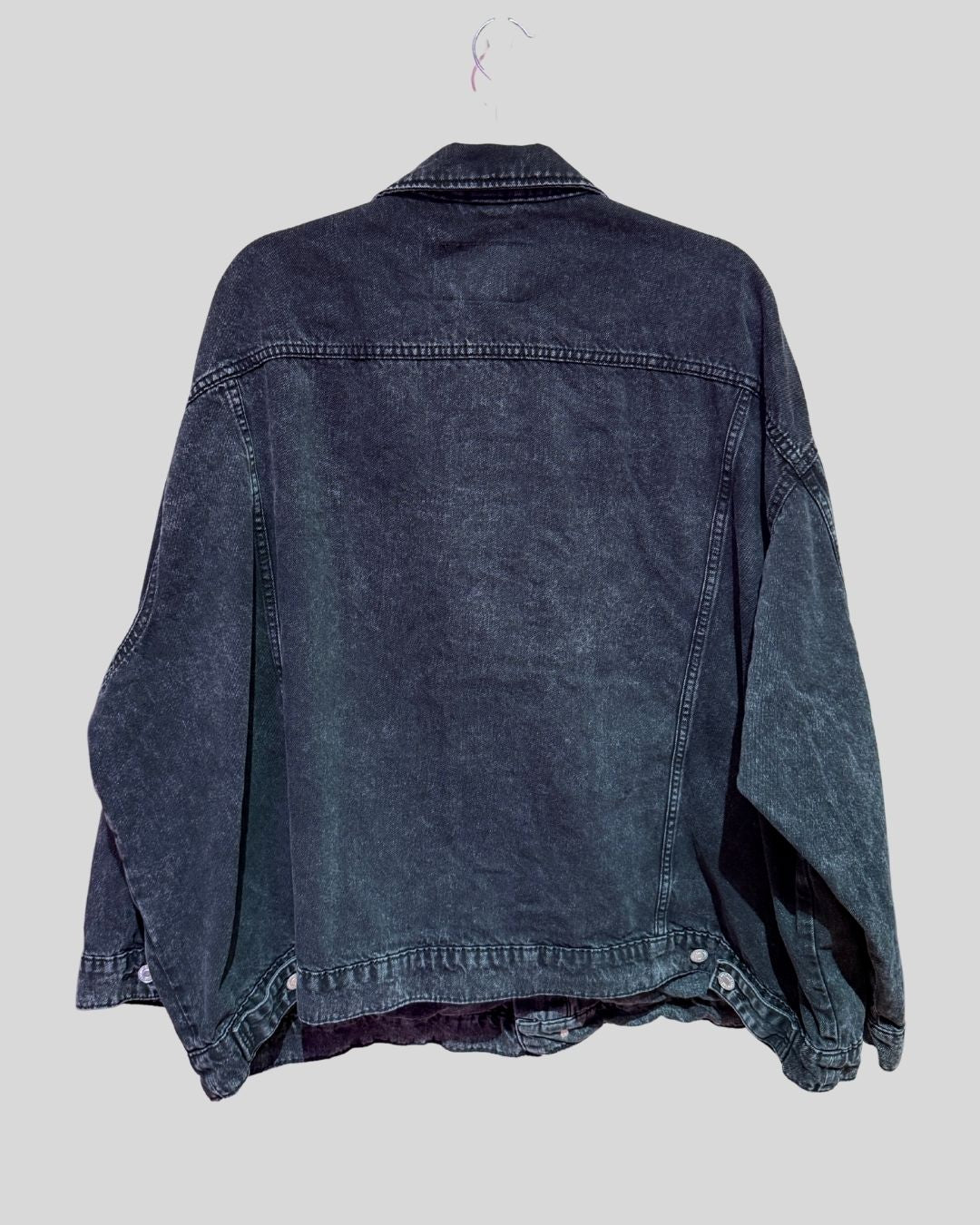 & Denim Dark Wash Denim Jacket (3XL)