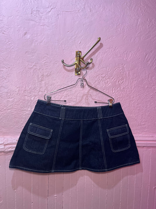 ASOS Denim Super Mini Skirt